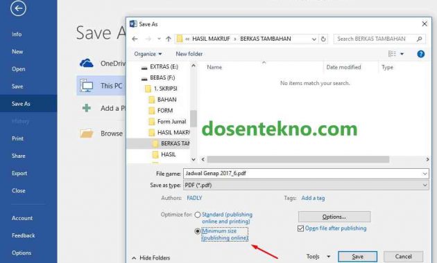 cara compress file pdf jadi kecil ke word