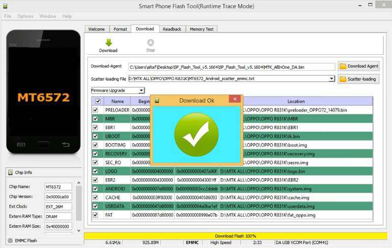 Cara flash OPPO Neo 3 R831K mati total