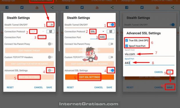 cara mengubah kuota videomax dengan anonytun